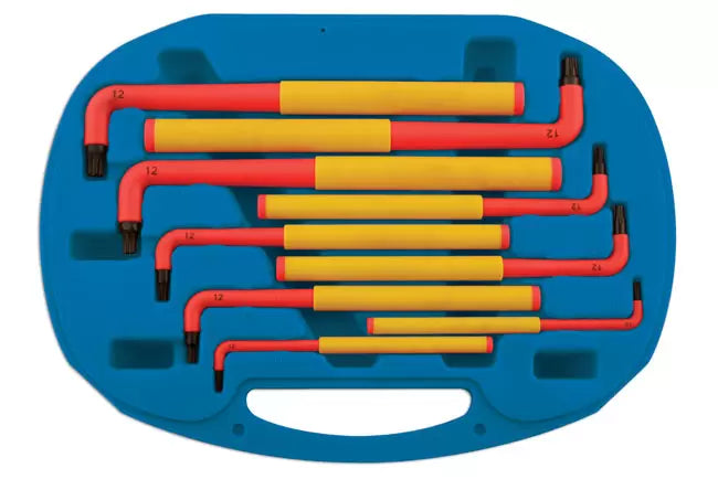 Laser - 5516 - Extra Long Insulated Star Key Set 9pc