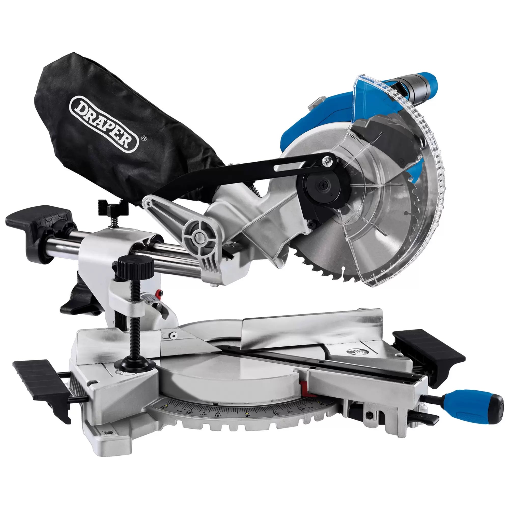 Draper Tools - 55588 - D20 20V Brushless Sliding Compound Mitre Saw, 185mm (Sold Bare)