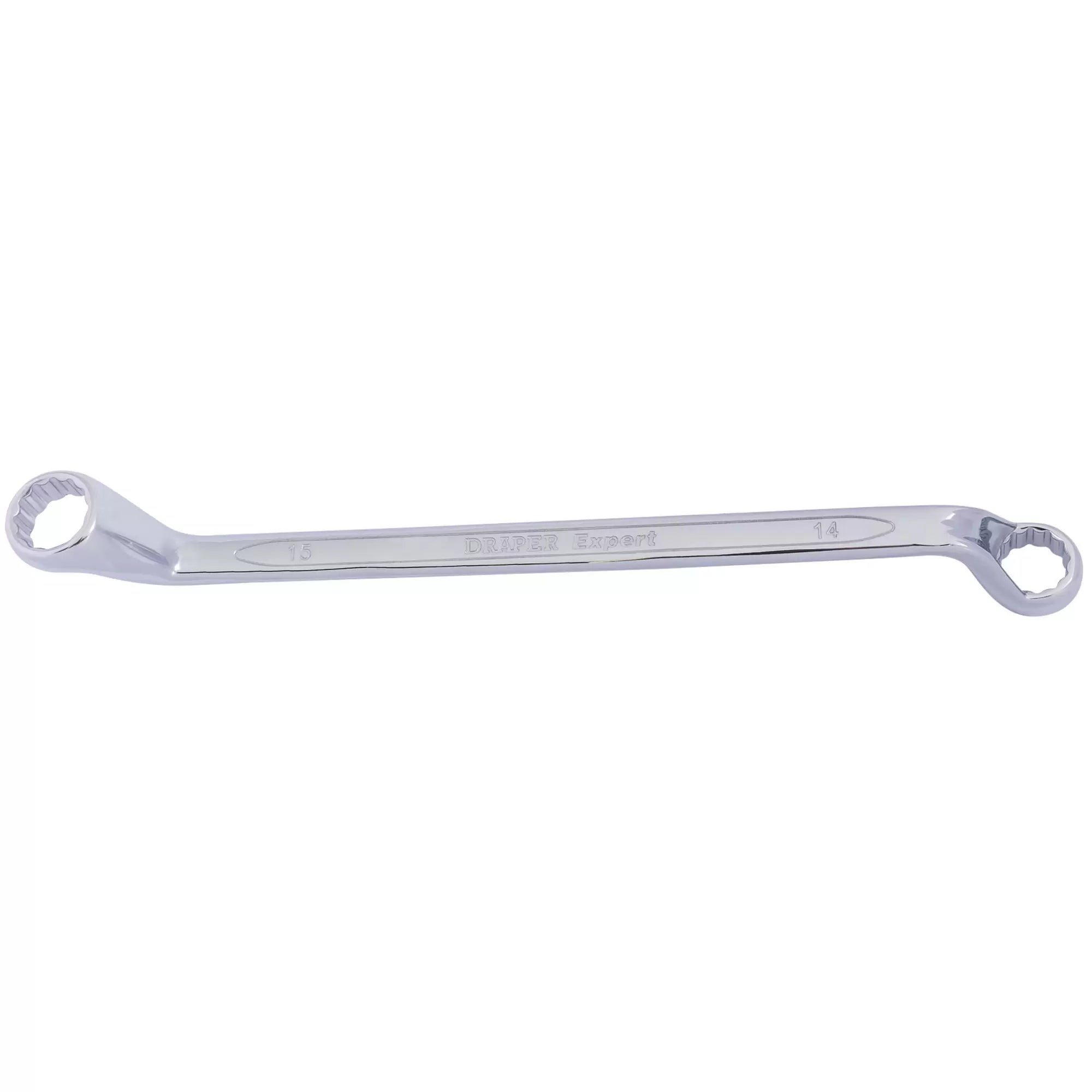 Draper Tools - 55690 - Draper Expert HI-TORQ® Deep Offset Ring Spanner, 14 x 15mm