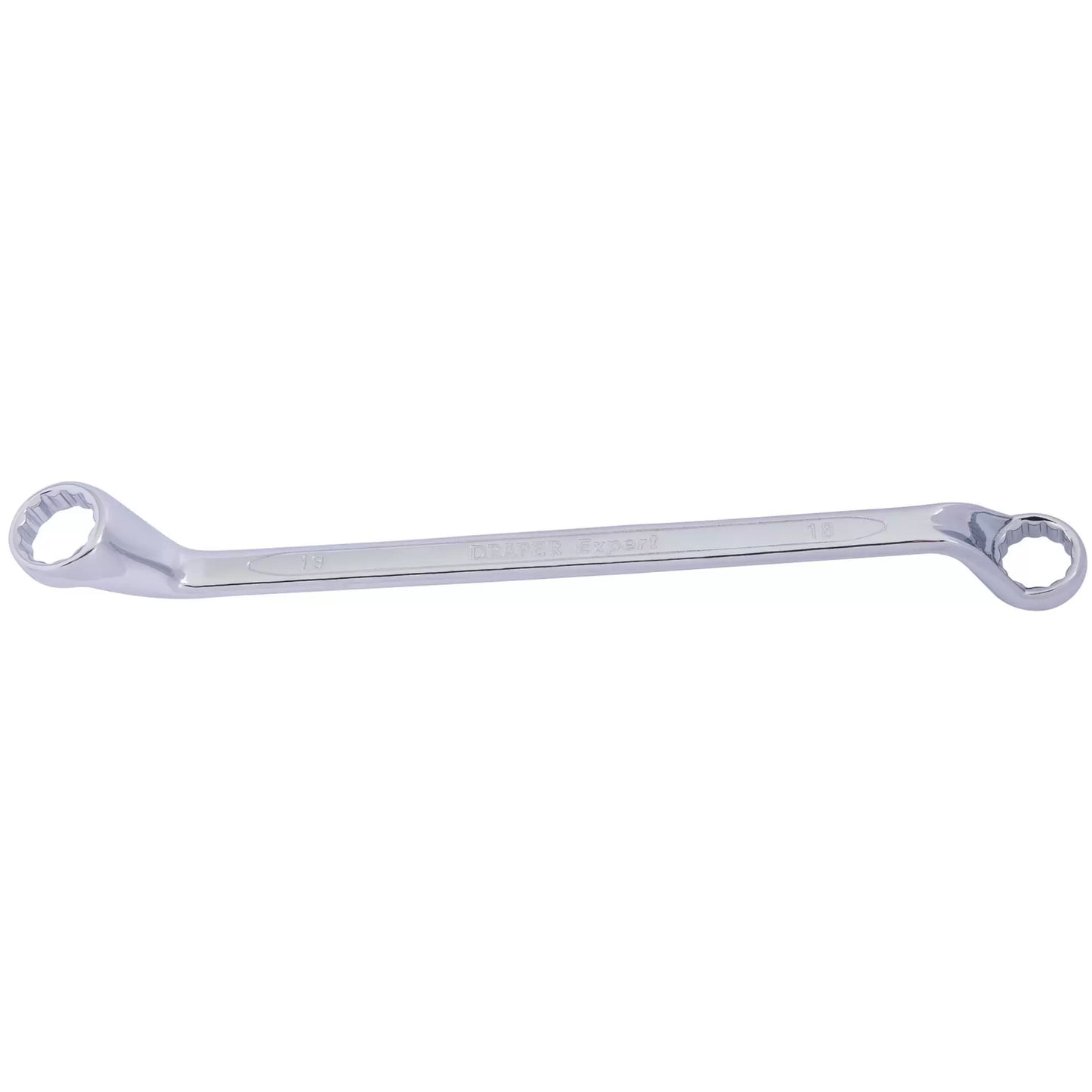 Draper Tools - 55693 - Draper Expert HI-TORQ® Deep Offset Ring Spanner, 18 x 19mm