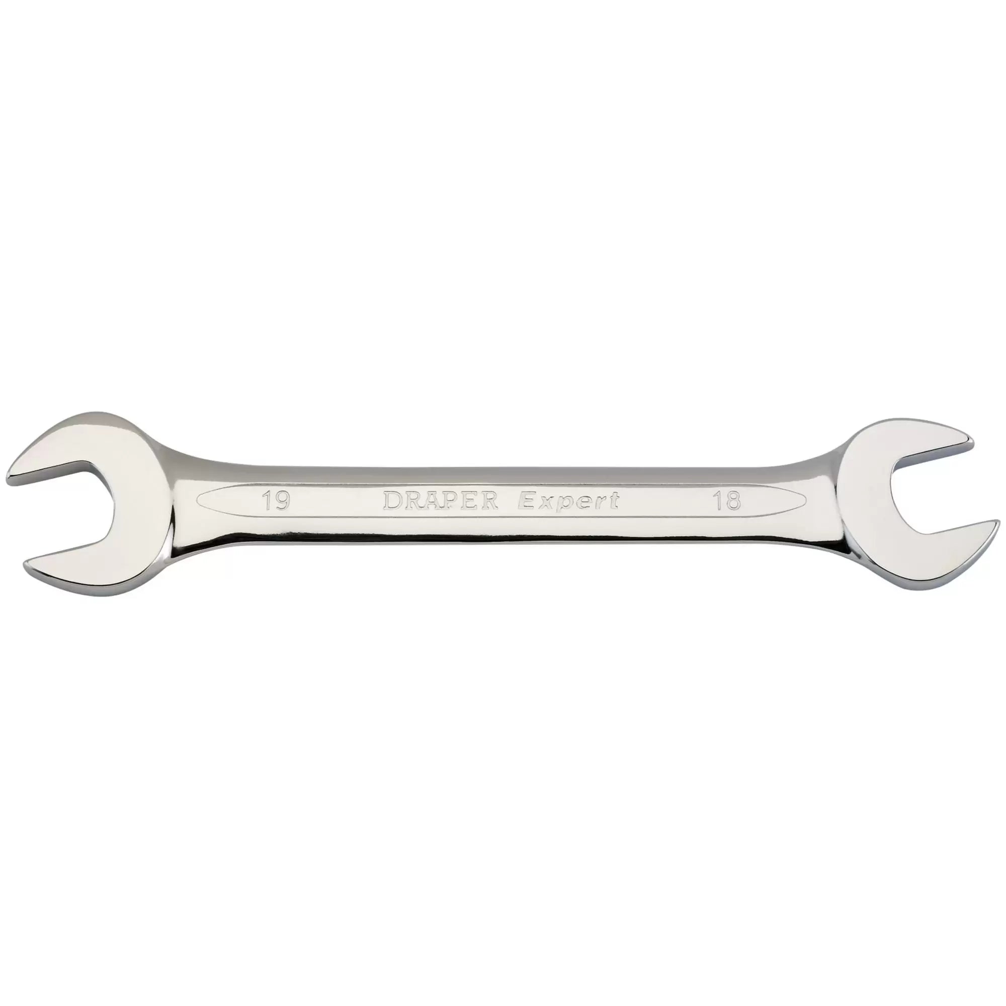Draper Tools - 55719 - Draper Expert Open End Spanner, 18 x 19mm