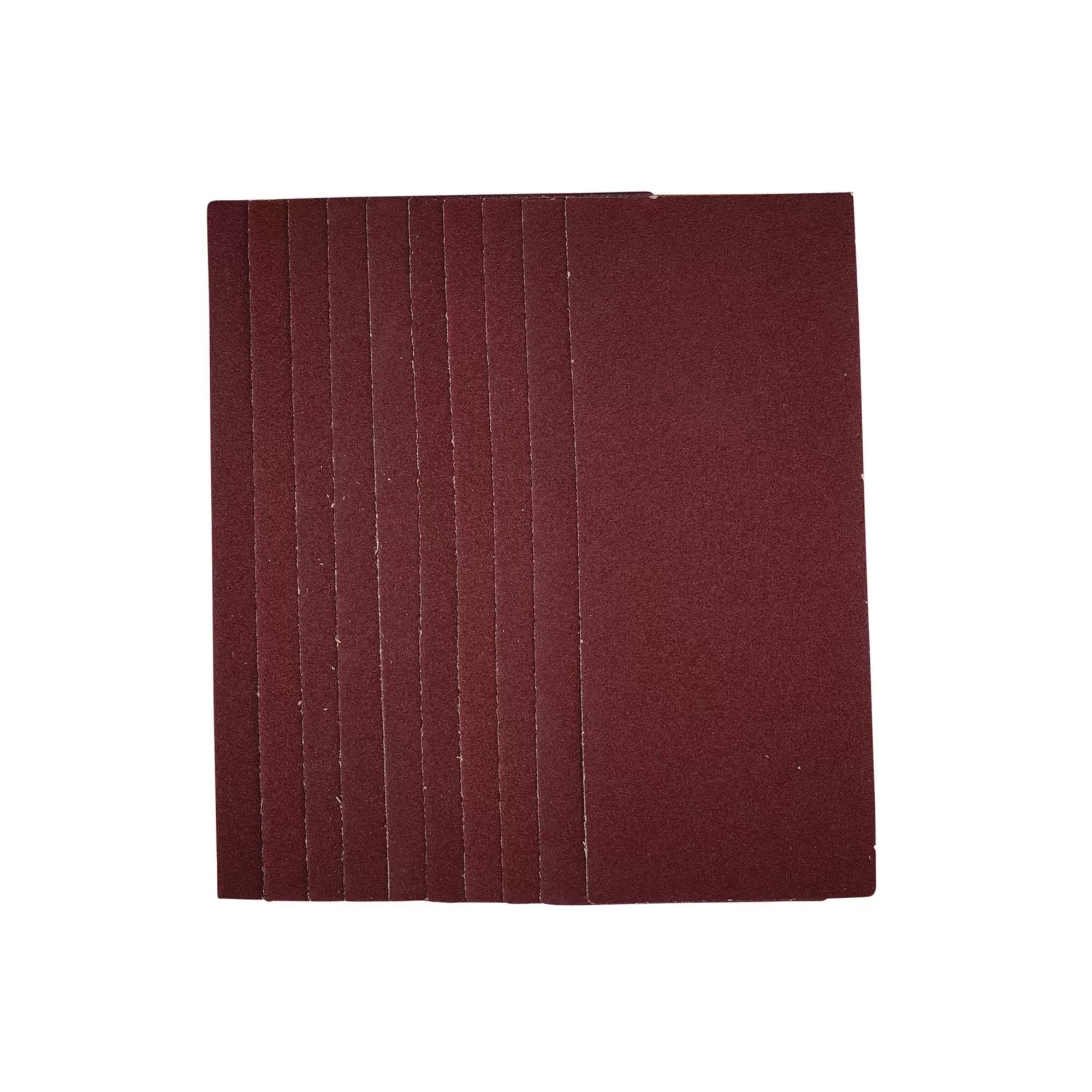 Draper Tools - 55748 - 1/3 Sanding Sheets, 93 x 230mm, 80 Grit (Pack of 10)