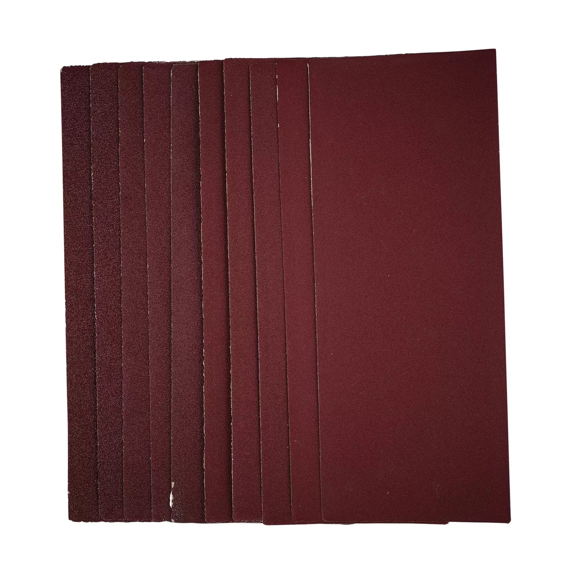 Draper Tools - 55753 - 1/3 Sanding Sheets, 93 x 230mm, Assorted Grit (Pack of 10)