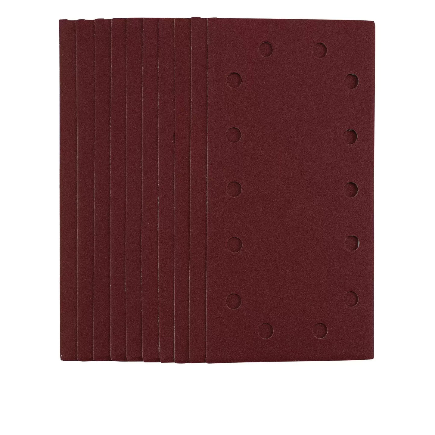 Draper Tools - 55864 - 1/2 Sanding Sheets with Hook and Loop, 115 x 230mm, 120 Grit (Pack of 10)