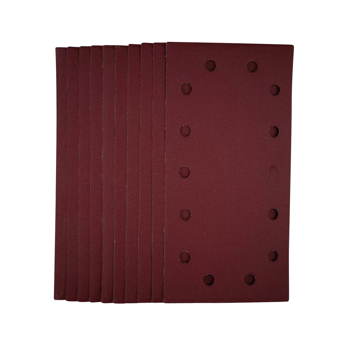 Draper Tools - 55865 - 1/2 Sanding Sheets with Hook and Loop, 115 x 230mm, 240 Grit (Pack of 10)