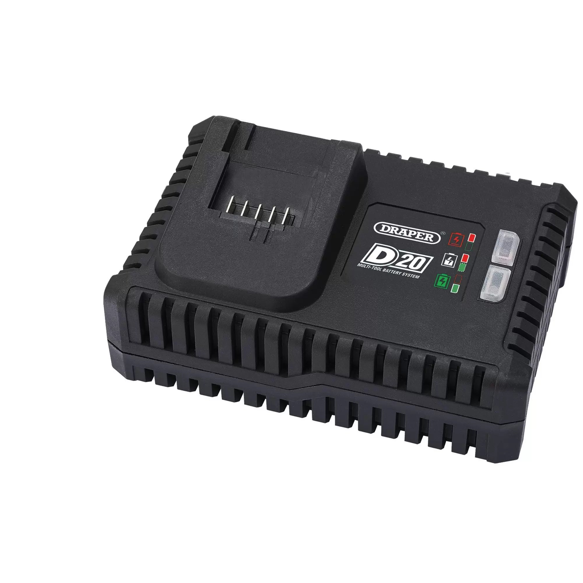 Draper Tools - 55913 - D20 20V Li-ion Fast Battery Charger, 4A
