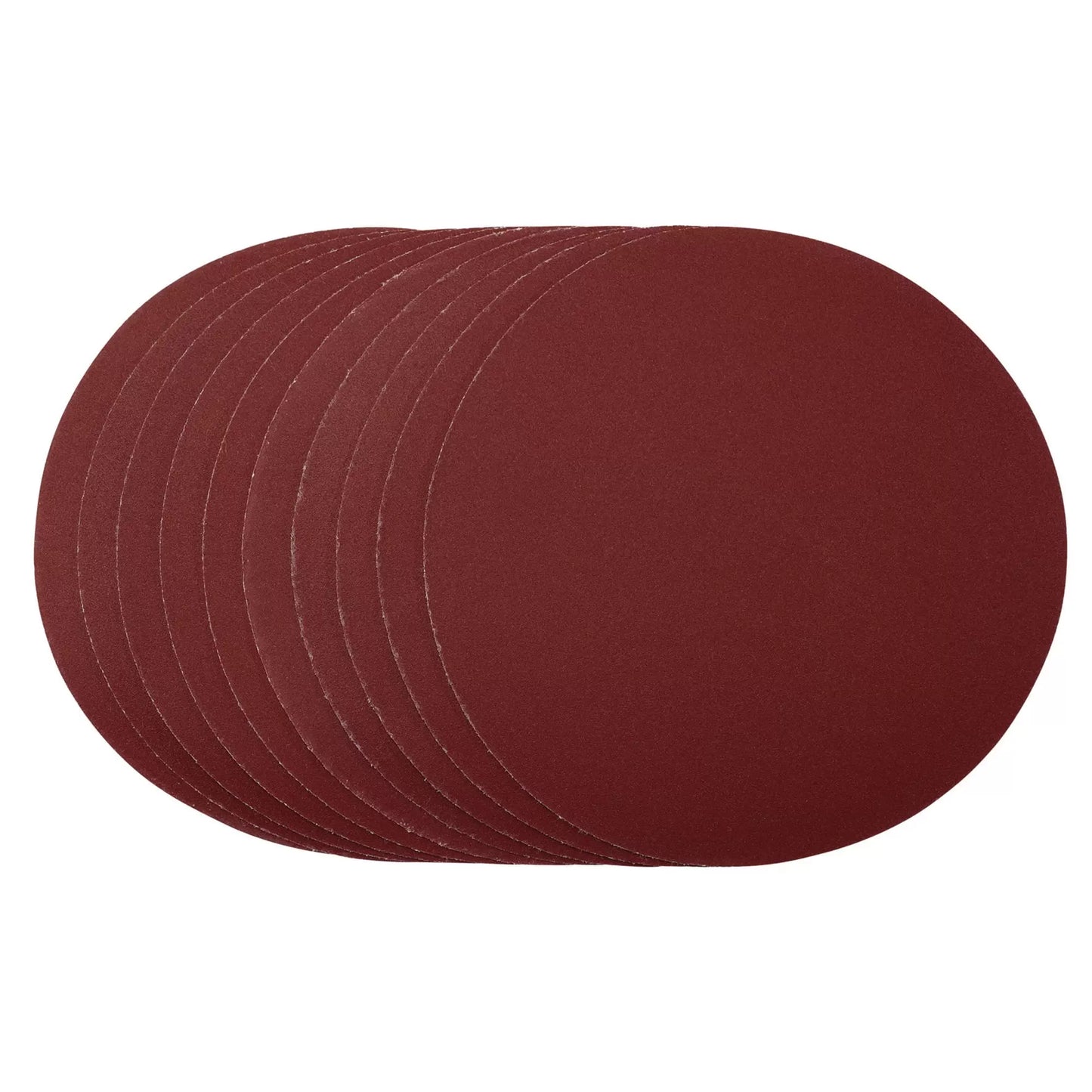 Draper Tools - 56182 - Sanding Discs, 180mm, Hook & Loop, 240 Grit, (Pack of 10)