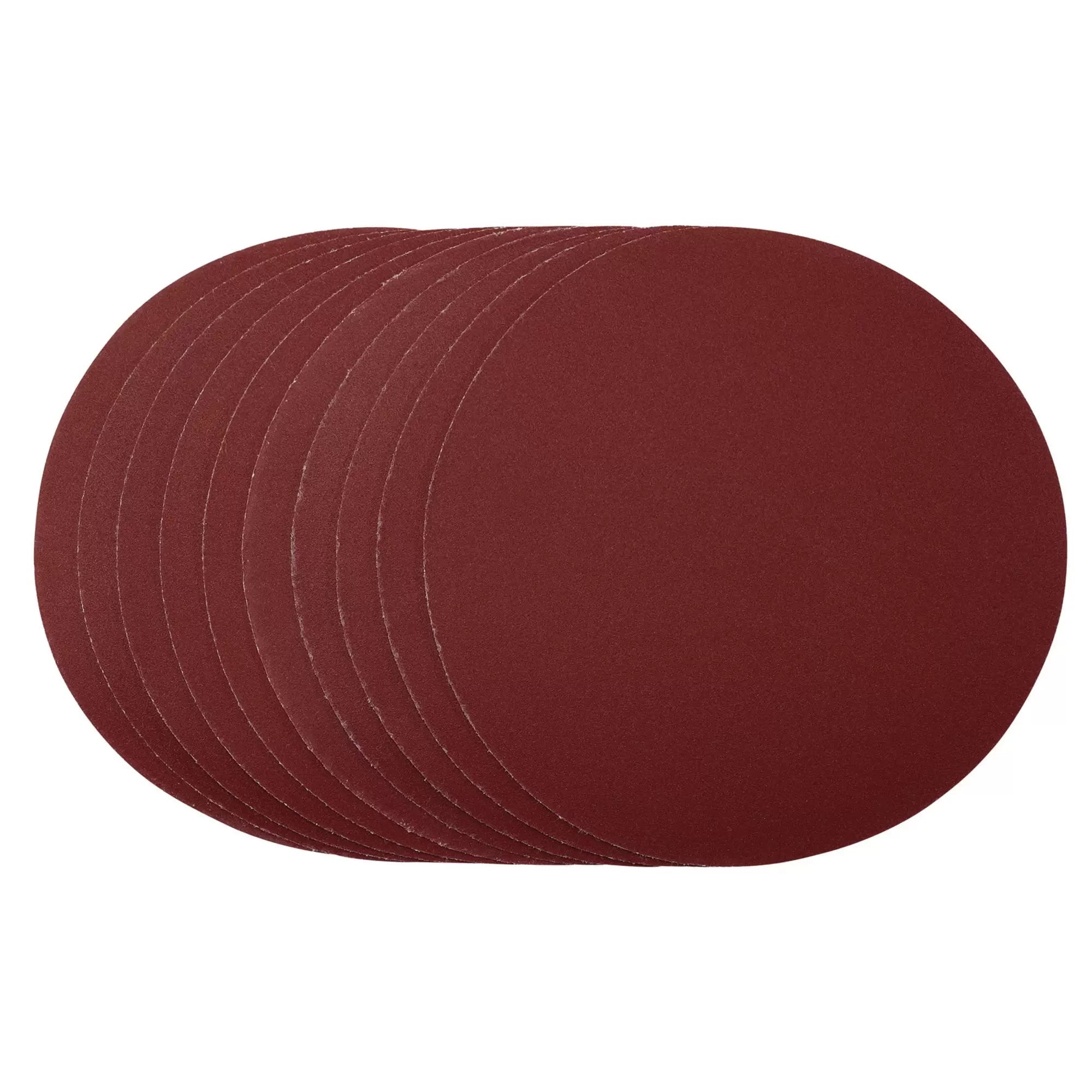 Draper Tools - 56182 - Sanding Discs, 180mm, Hook & Loop, 240 Grit, (Pack of 10)