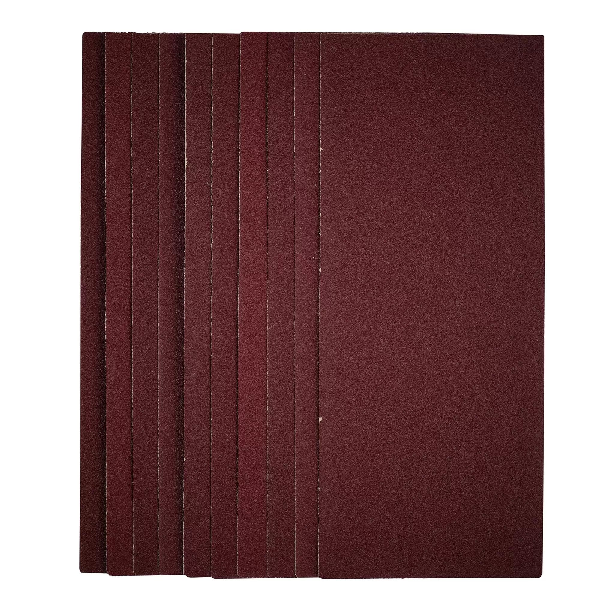 Draper Tools - 56329 - 1/2 Sanding Sheets, 115 x 280mm, 80 Grit (Pack of 10)