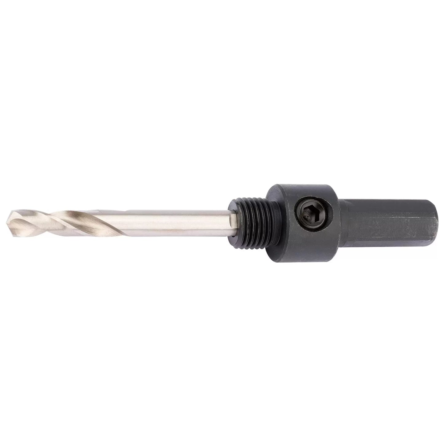 Draper Tools - 56387 - Hex. Shank Holesaw Arbor with HSS Pilot Drill for 14 - 30mm Holesaws, 7/16" Thread