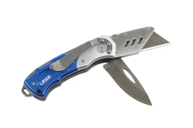 Laser - 5658 - Twin Blade Mechanics Knife