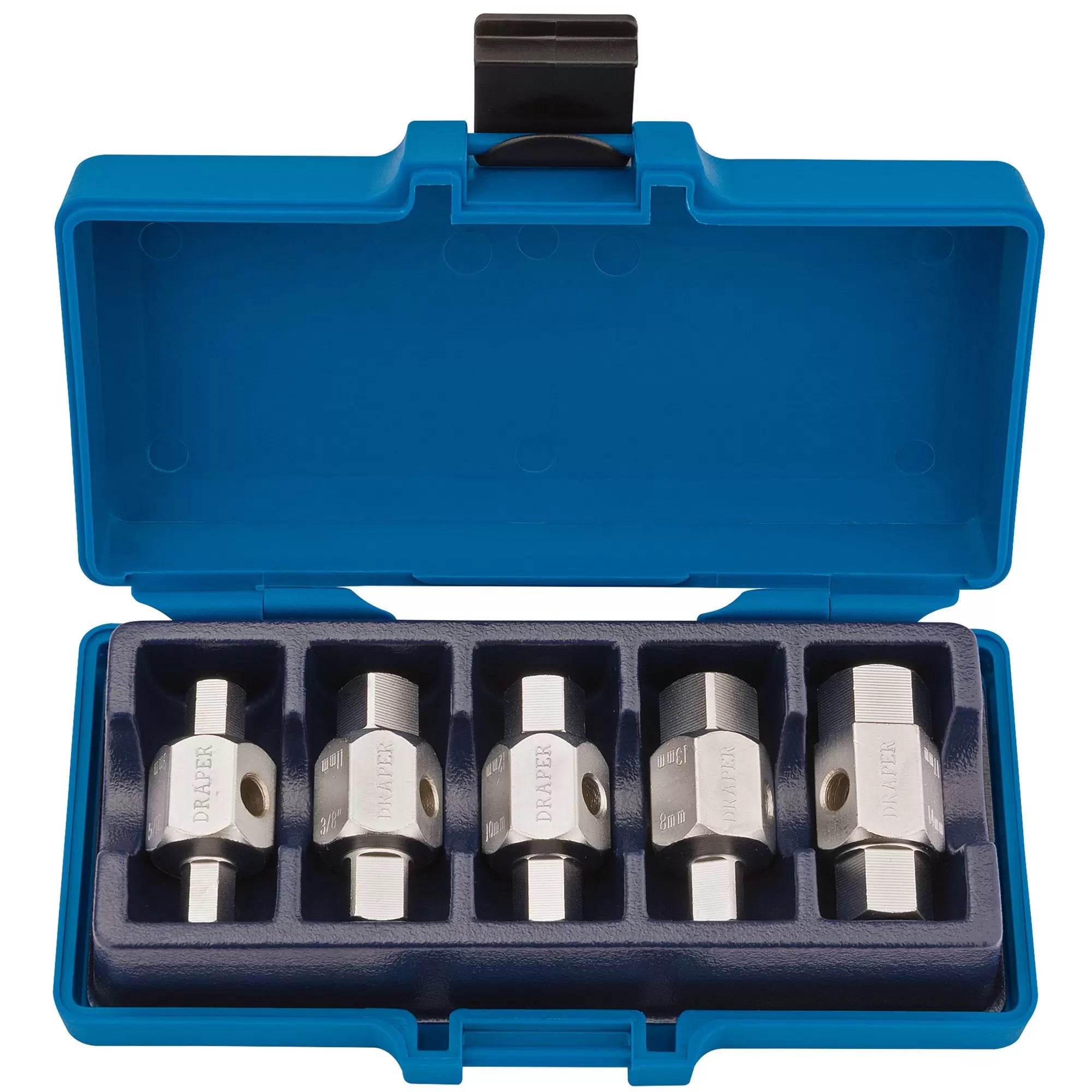 Draper Tools - 56627 - Drain Plug Key Set (5 Piece)