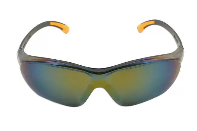 Laser - 5675 - Safety Glasses - Black/Mirrored
