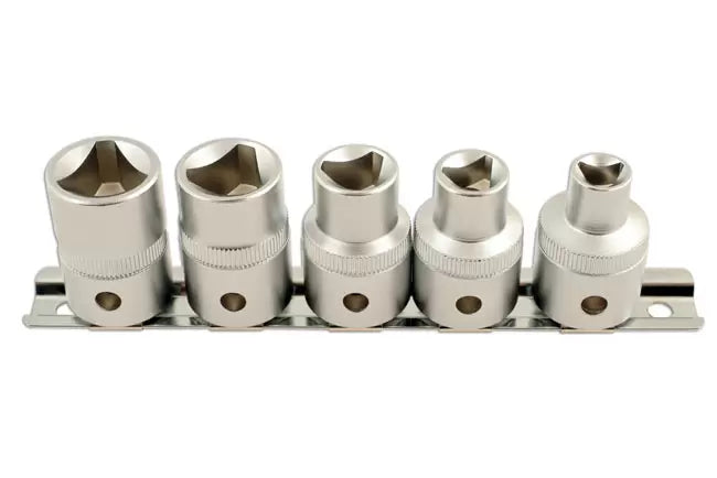 Laser - 5683 - Triangular Socket Set 1/2"D 5pc
