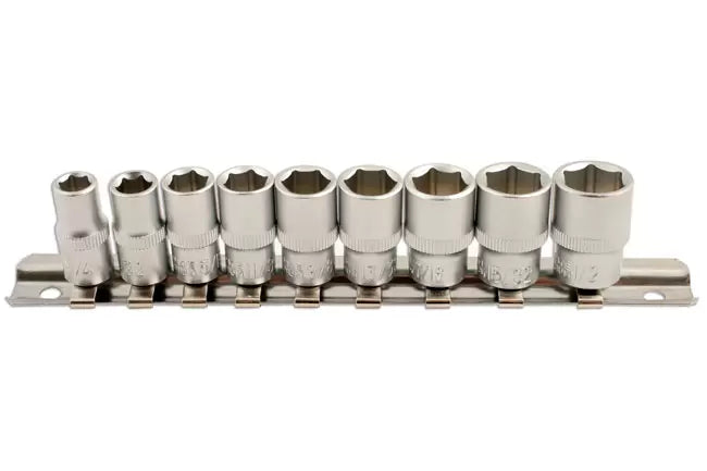 Laser - 5691 - AF Socket Set 1/4"D 9pc