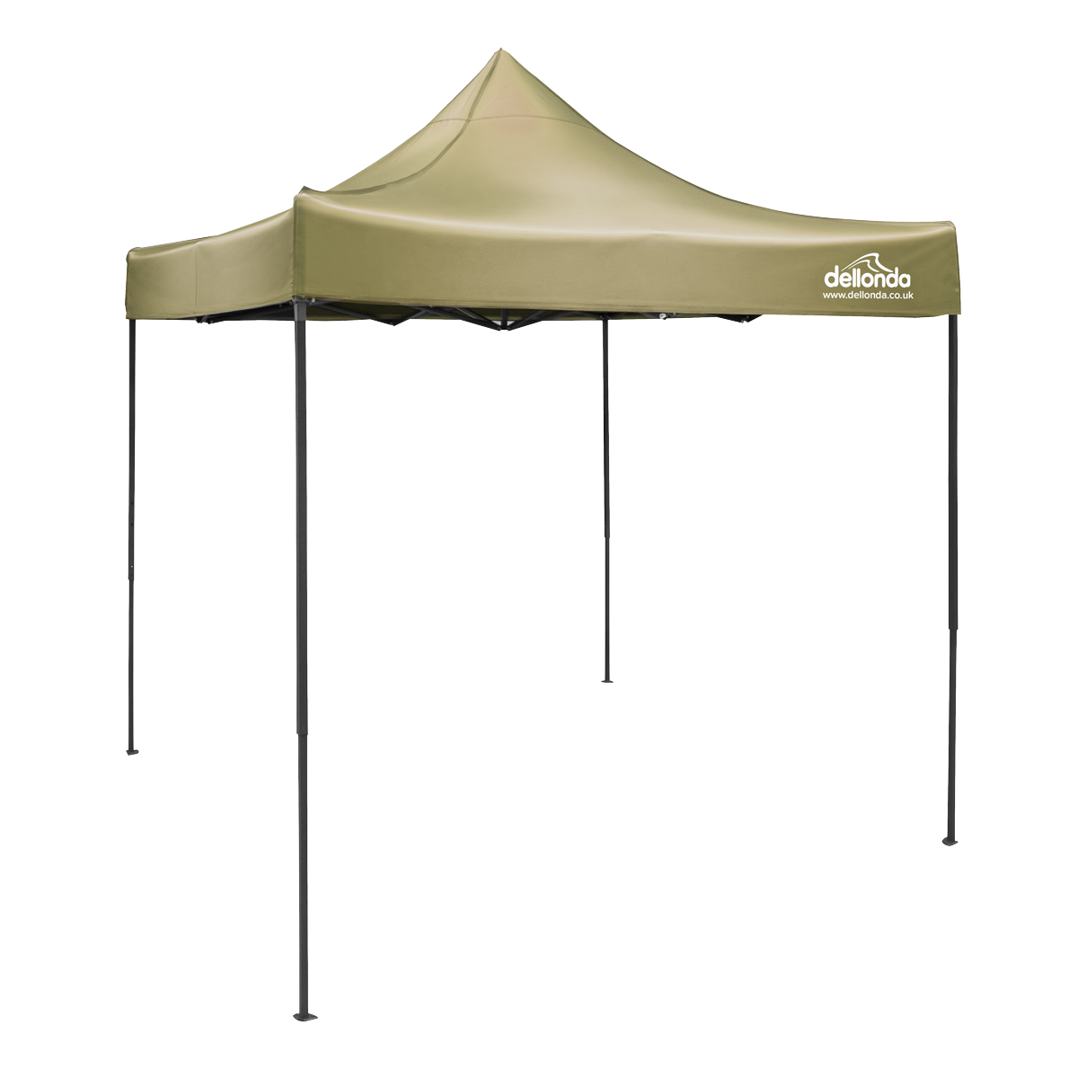 Dellonda 2x2m Pop-Up Gazebo Canopy Beige