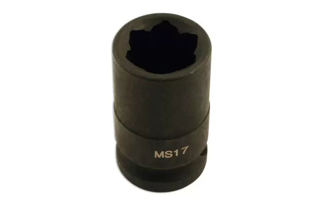 Laser - 5707 - Wheel Nut Socket Convex 17mm