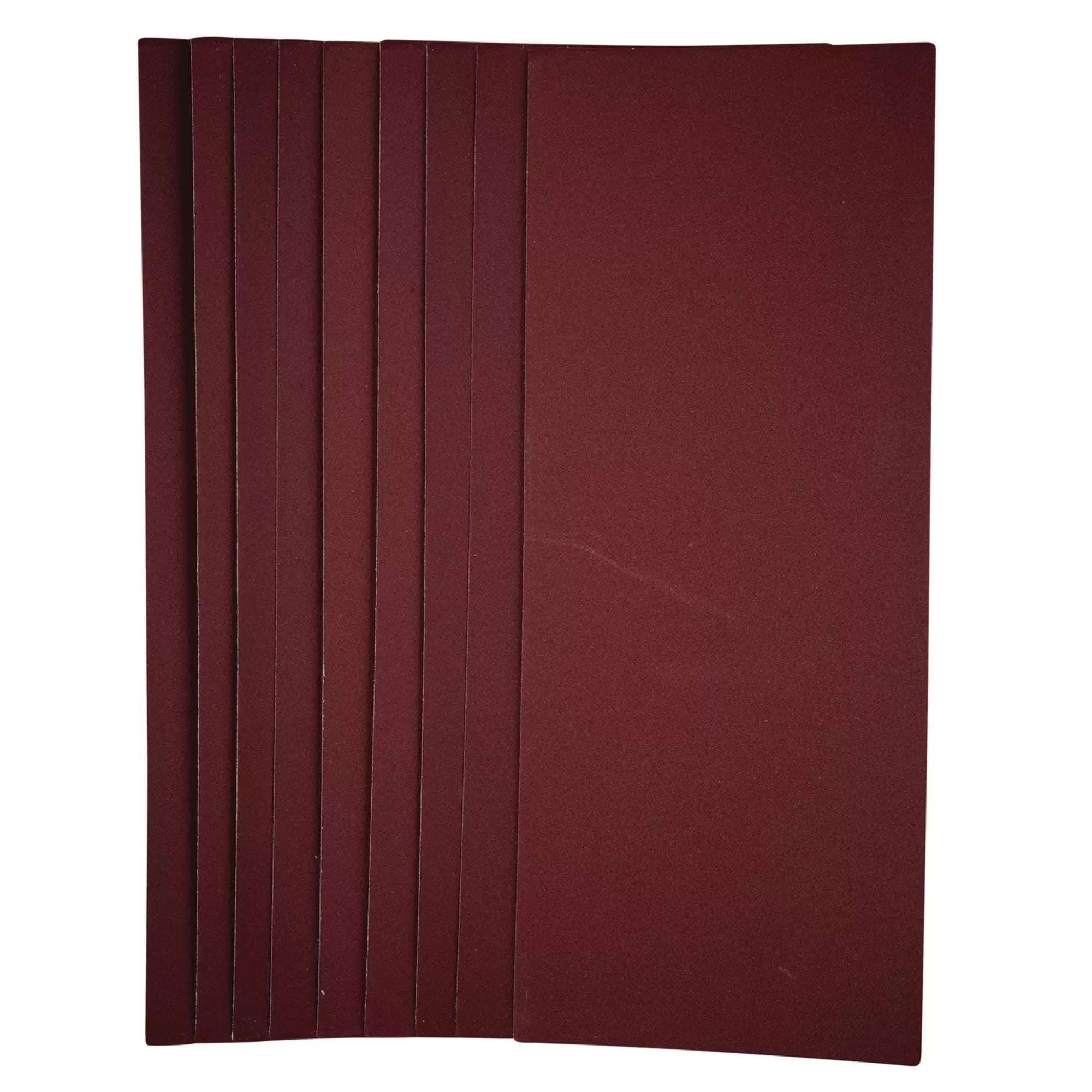 Draper Tools - 57372 - 1/2 Sanding Sheets, 115 x 280mm, 240 Grit (Pack of 10)