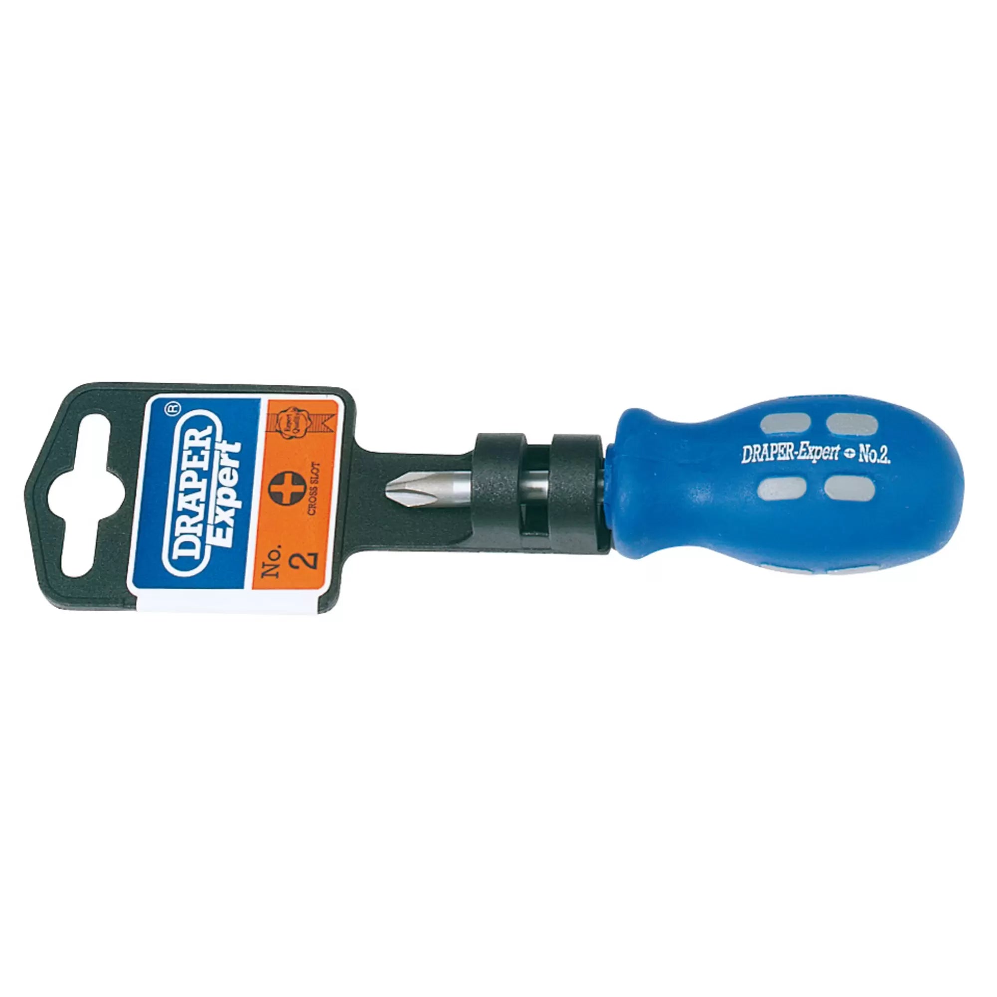 Draper Tools - 57449 - Draper Expert Cross Slot Mechanics Screwdriver, No.2 x 38mm