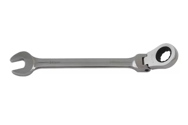 Laser - 5753 - Flexi-Head Ratchet Ring Spanner 24mm