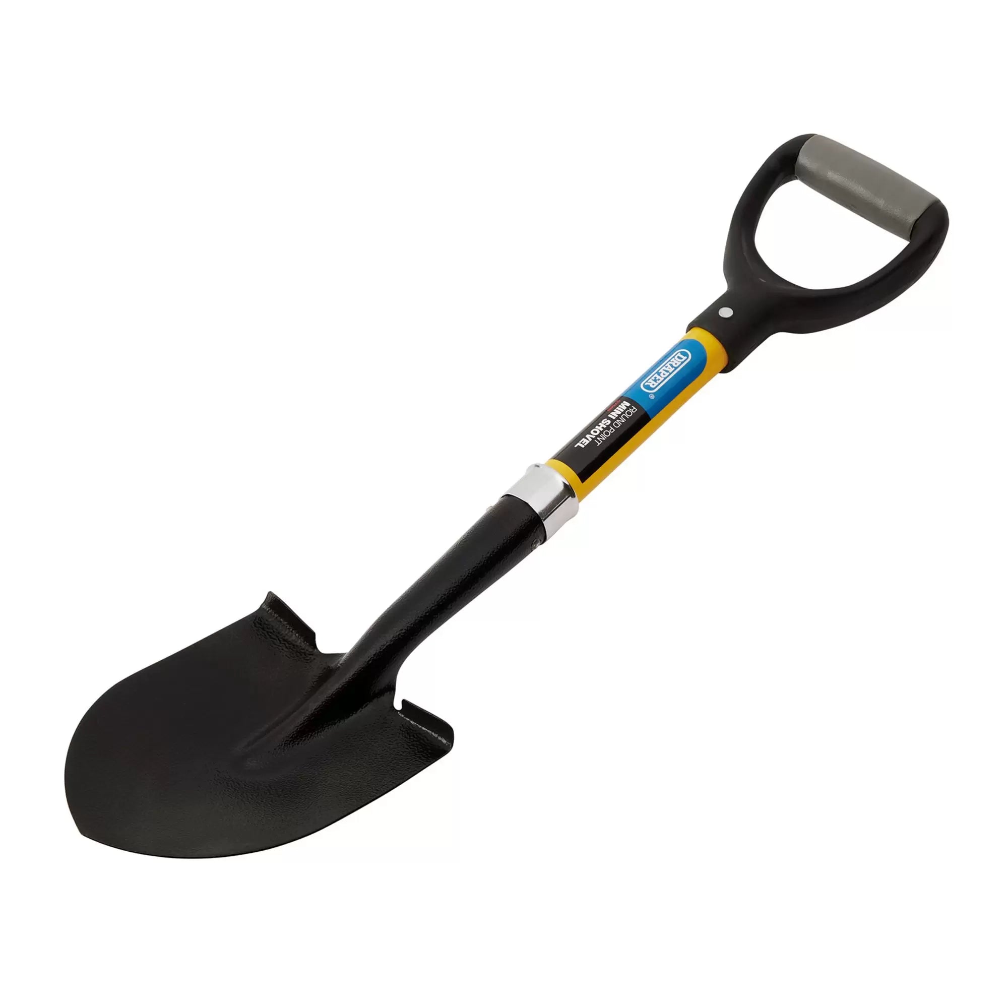 Draper Tools - 57569 - Round Point Mini Builders Shovel with Fibreglass Shaft