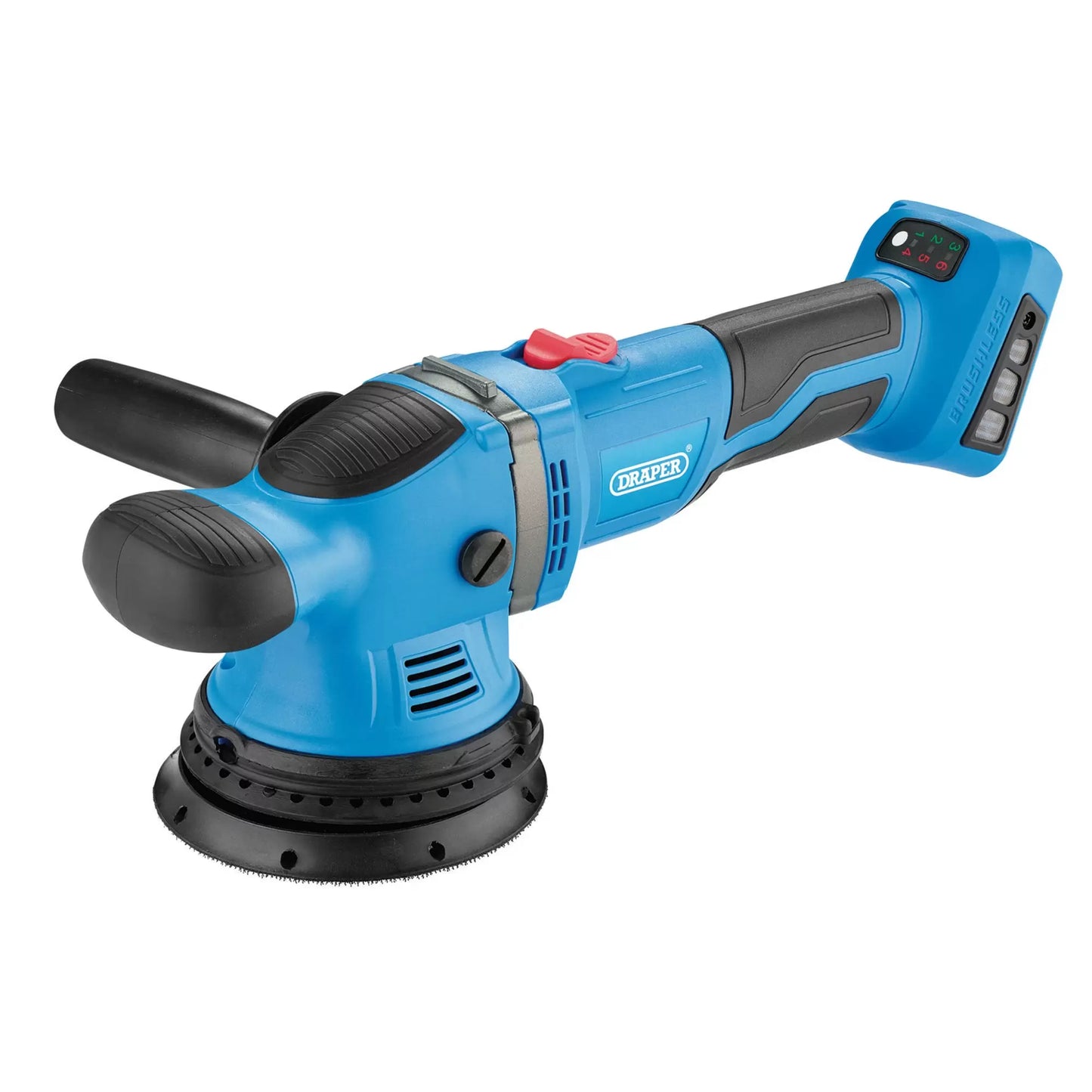 Draper Tools - 58318 - D20 20V Brushless Random Orbit Polisher, 125mm (Sold Bare)