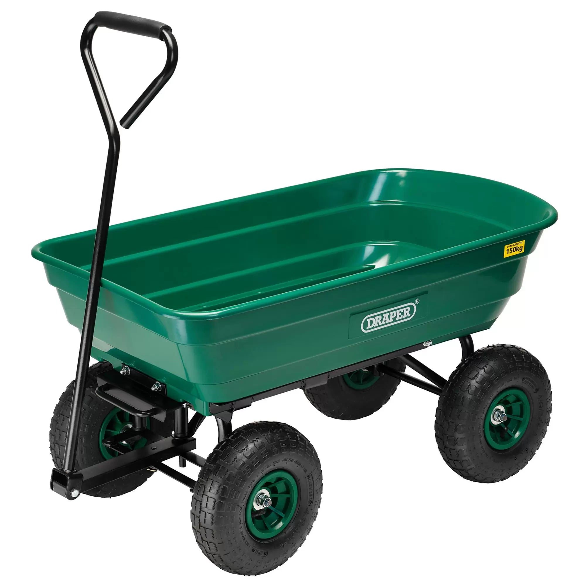 Draper Tools - 58554 - Garden Tipper Trolley Cart, 150kg