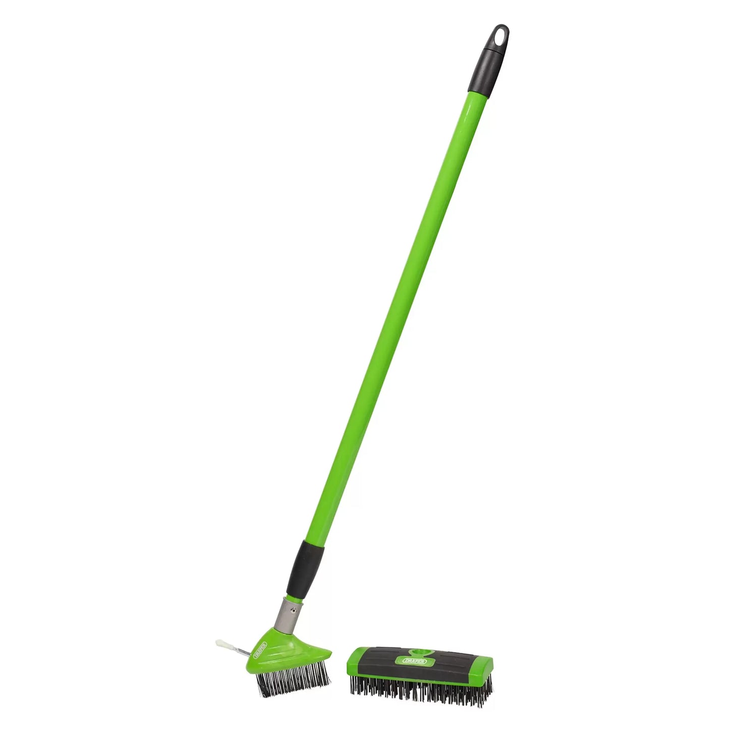 Draper Tools - 58683 - Paving Brush Set with Twin Heads and Telescopic Handle
