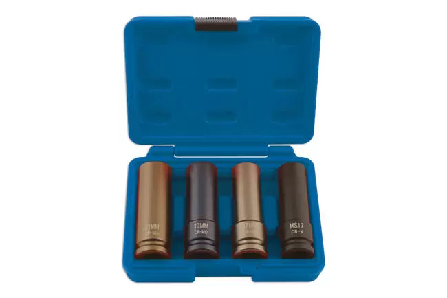 Laser - 5915 - Wheel Nut Socket Set 4pc