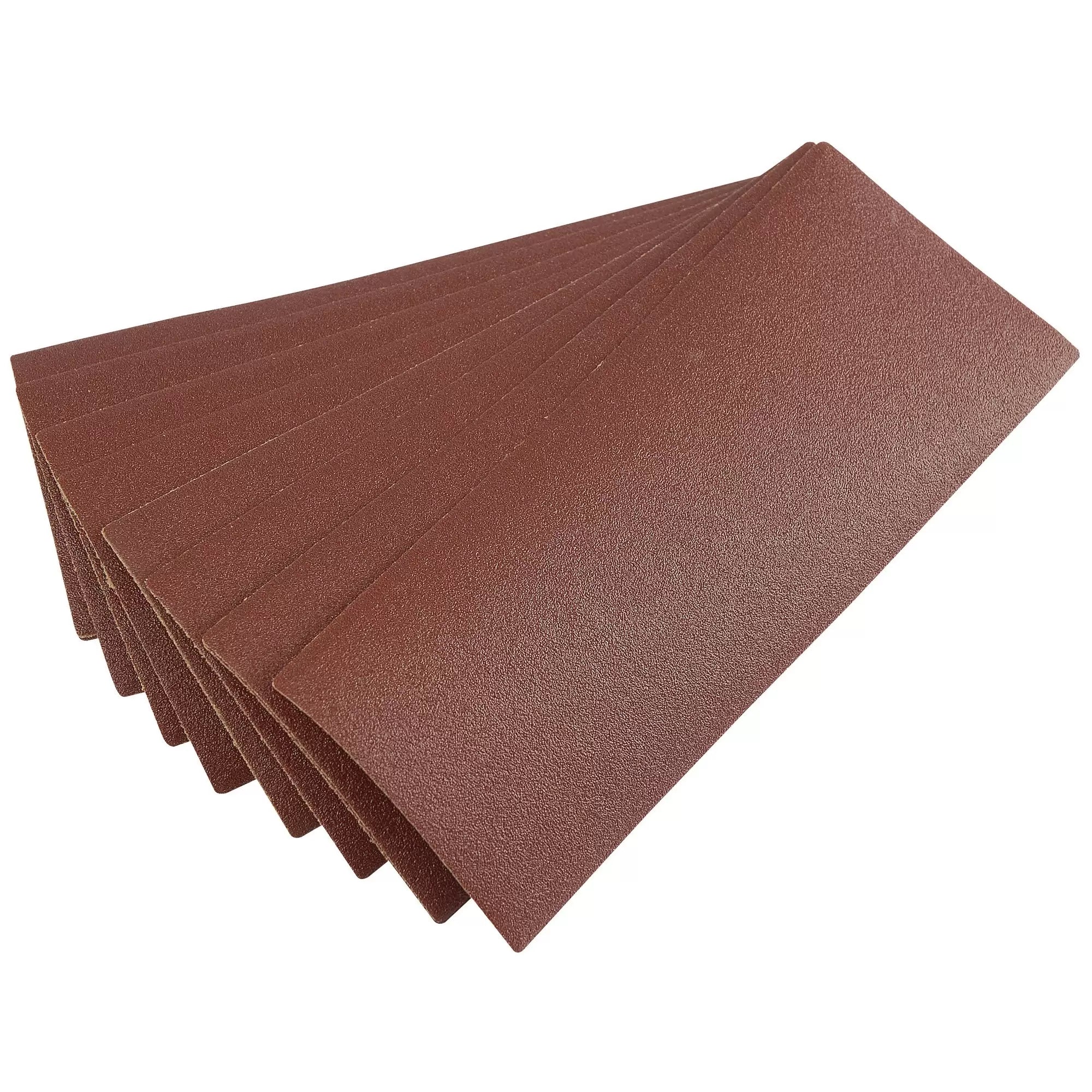 Draper Tools - 59466 - Aluminium Oxide Sanding Sheets, 232 x 92mm, 100 Grit (Pack of 10)