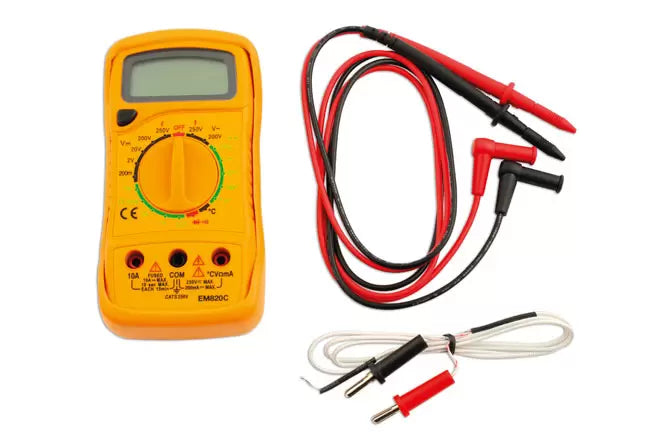 Laser - 5989 - Multi Meter/Temp Tester - Digital