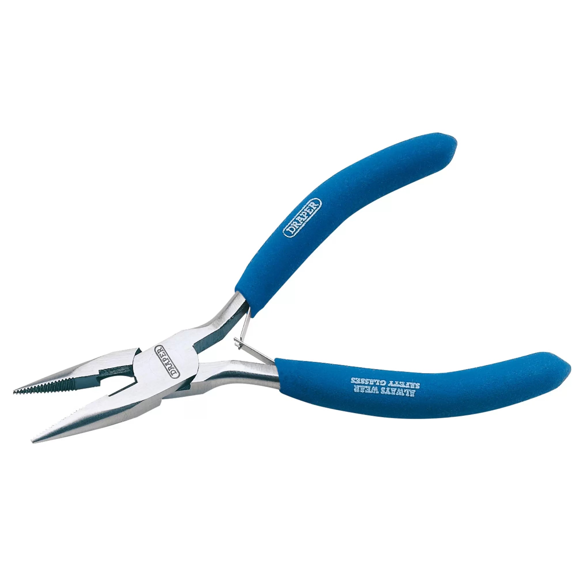 Draper Tools - 60740 - Carbon Steel Long Nose Pliers, 125mm