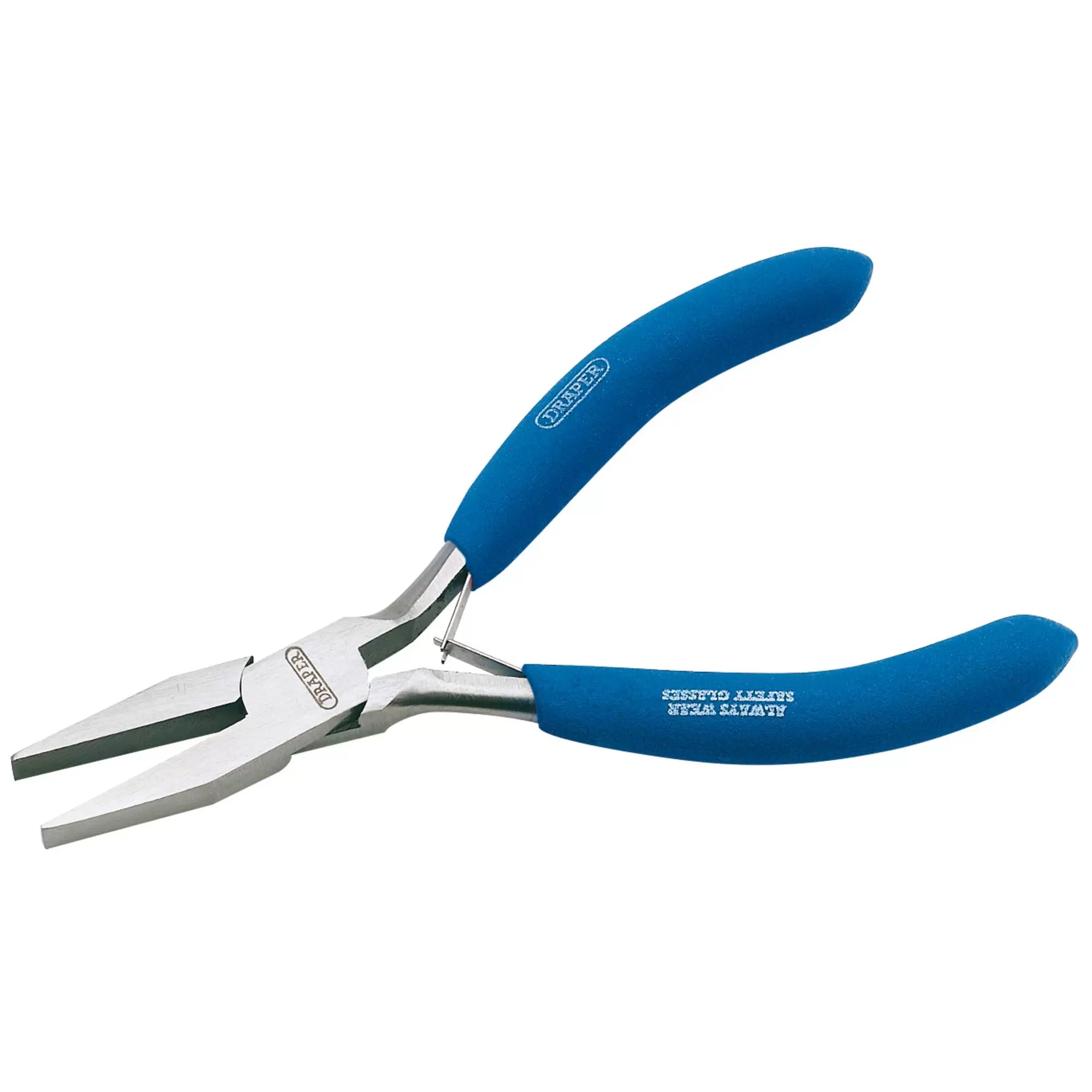 Draper Tools - 60741 - Carbon Steel Flat Nose Pliers, 125mm