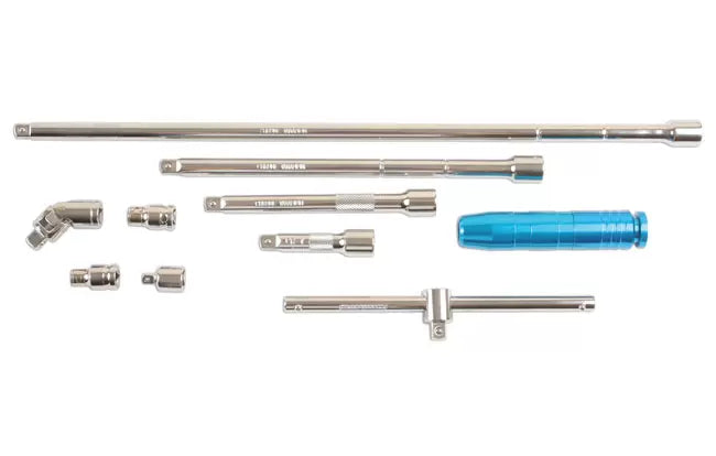 Laser - 6081 - Extension Bar Set 3/8"D 10pc