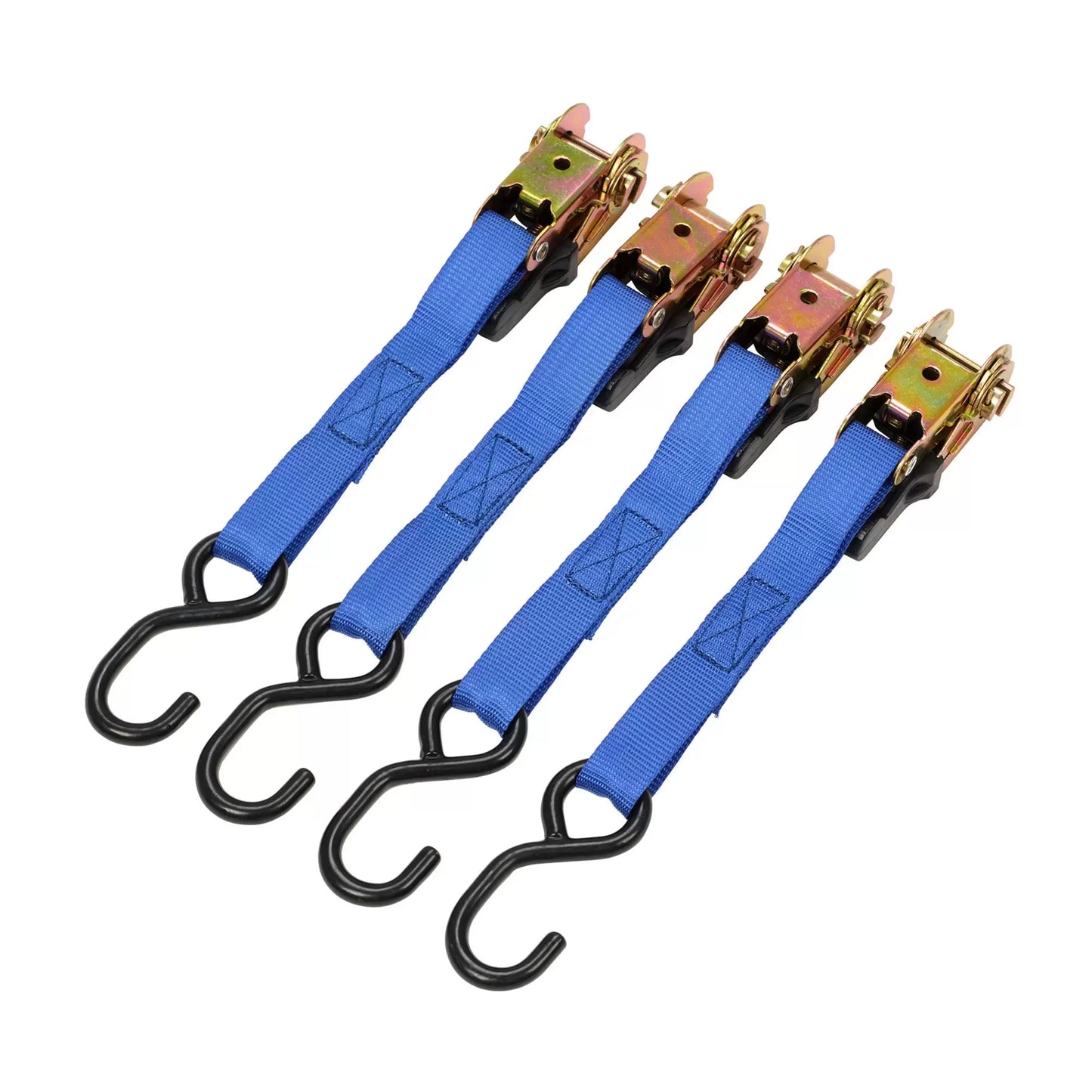 Draper Tools - 60965 - Ratcheting Tie Down Straps, 5m x 25mm, 250kg (4 Piece)