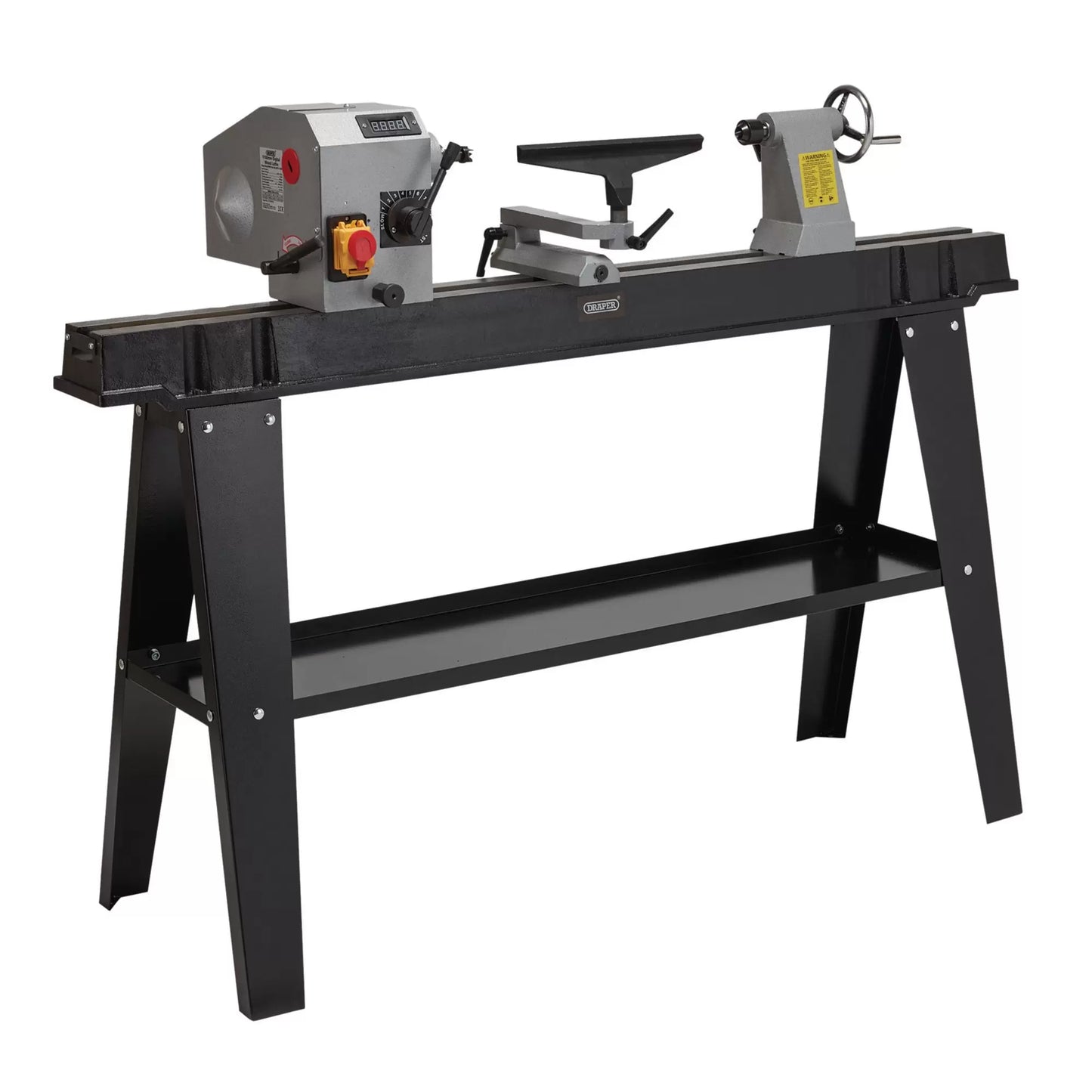 Draper Tools - 60990 - Variable Speed Wood Lathe with Digital Display, 750W