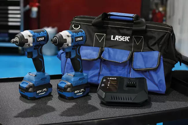 Laser - 61557 - Cordless Tools 20V Workshop Kit (Euro)