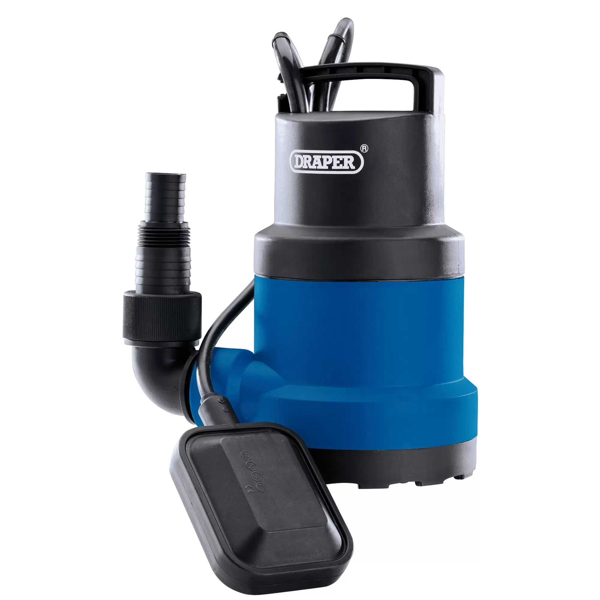 Draper Tools - 61584 - 230V Submersible Clean Water Pump with Float Switch, 191L/min, 550W