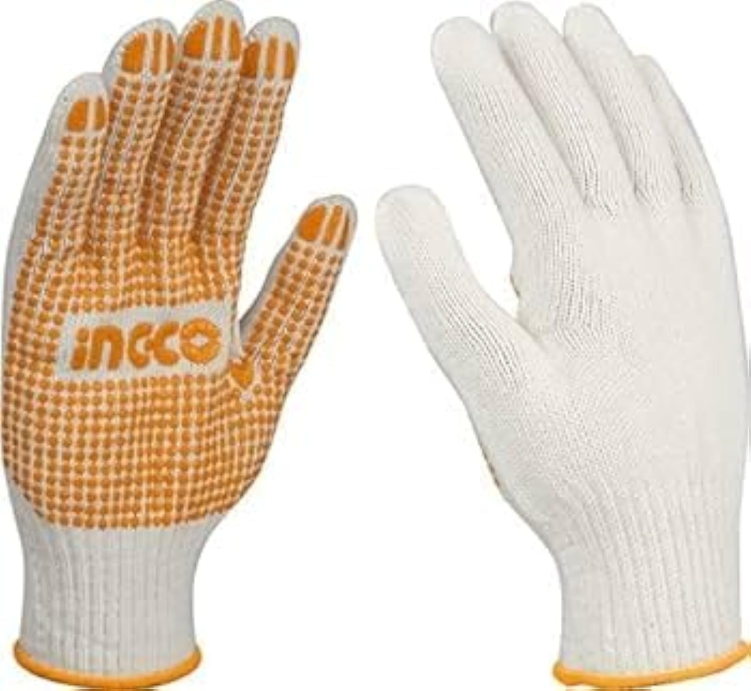 &nbsp;INGCO Dot Pattern Fabric Gloves – XL Size, General Purpose – HGVK05