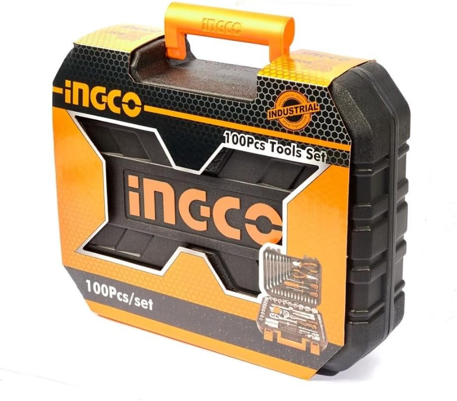 INGCO 100-Piece Professional Hand Tools Set in Metal Case – HKTHP21001