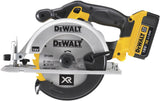 DEWALT DCS391M2-GB 18V 165mm Premium Circular Saw – 2 x 4.0Ah Batteries, Charger & Kitbox, Yellow/Black, 3 Year Warranty