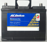 AC Delco Maintenance-Free Car Batteries – All Sizes (12V)