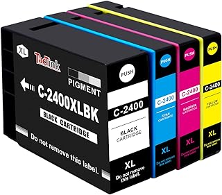 TacTink 2400XL Ink Cartridge Set PGI-2400XL 4 Pack