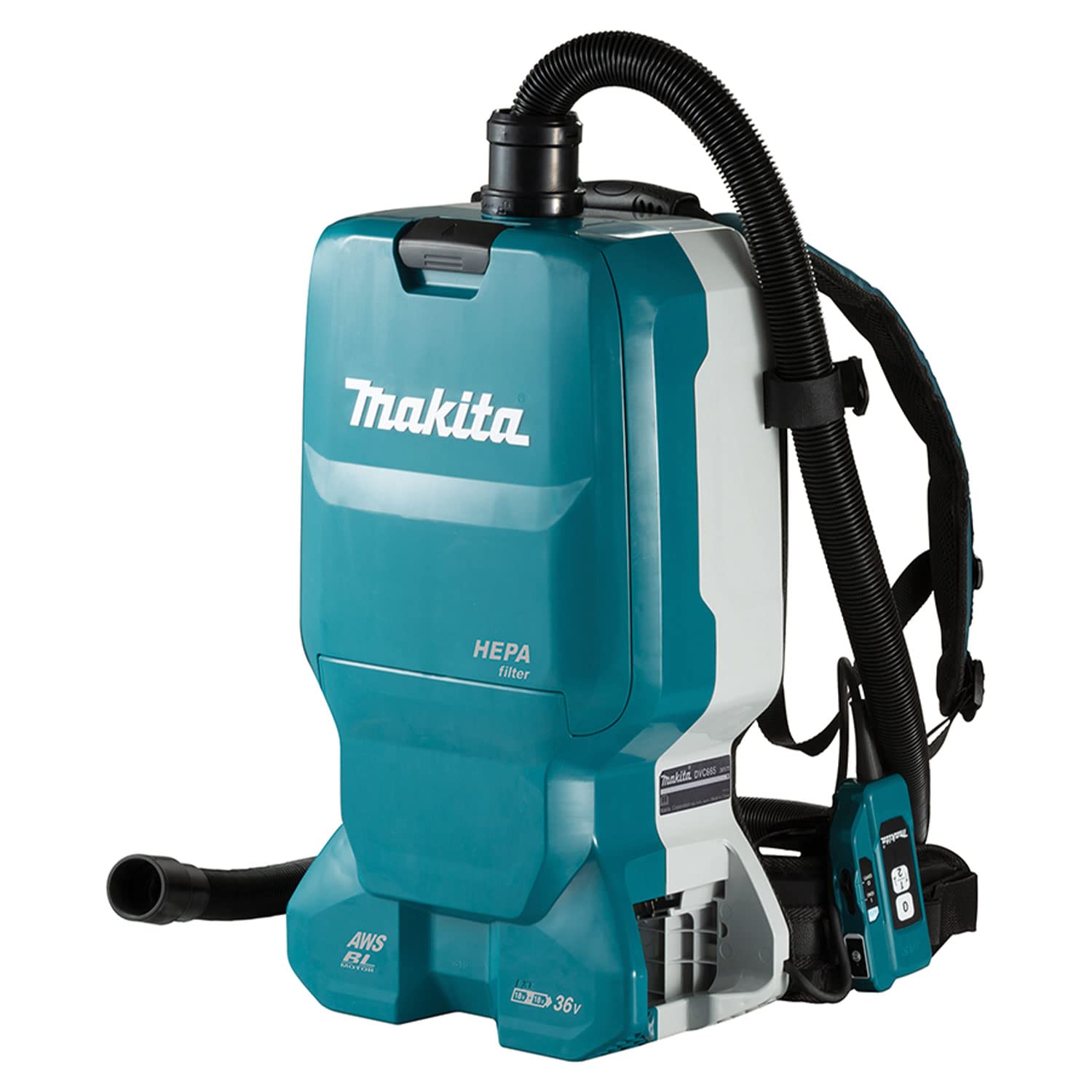 Makita Cordless Backpack Vacuum Cleaner (BL) 18Vx2 Li-Ion LXT – Model DVC665Z