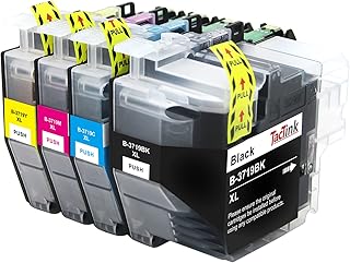 TacTink LC3719XL High Yield Ink Set for Brother Ink Cartridges LC 3719 XL for Brother MFC-J2330DW MFC-J2730DW MFC-J3530DW MFC-J3930DW (4 Pack Black Cyan Magenta Yellow)