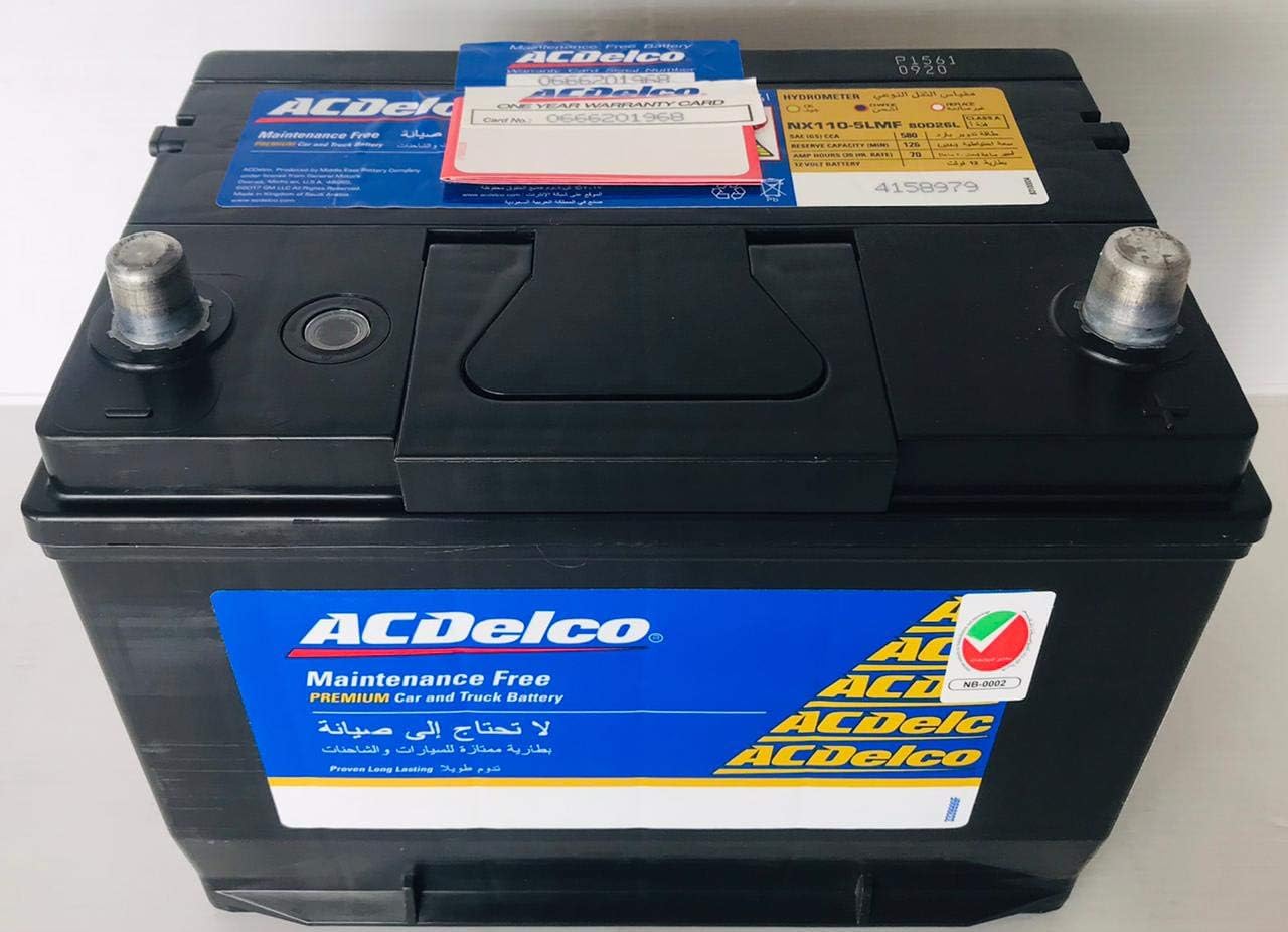 AC Delco Maintenance-Free Car Batteries – All Sizes (12V)