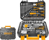 INGCO 100-Piece Professional Hand Tools Set in Metal Case – HKTHP21001