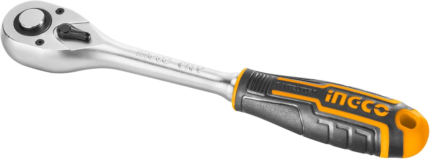 INGCO 1/4-Inch Drive Ratchet Wrench with 72-Tooth Gear – HRTH0814
