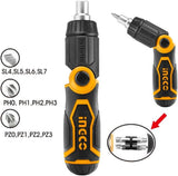 INGCO 13-in-1 Magnetic Ratchet Screwdriver Set with Case – AKISD1208
