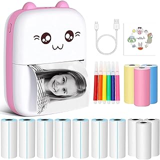 SKY-TOUCH Mini Thermal Printer, Bluetooth Labeler Maker
